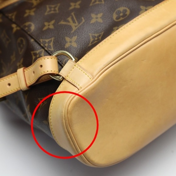 LOUIS VUITTON Authentic Brown Monogram Backpack main image 5